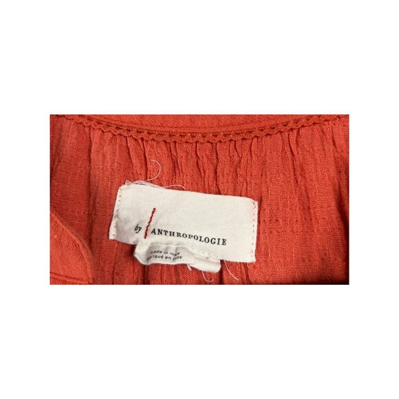 Anthropologie Nia Button-Up Tunic | Sleeveless | Size XS - Boho - Picture 5 of 6